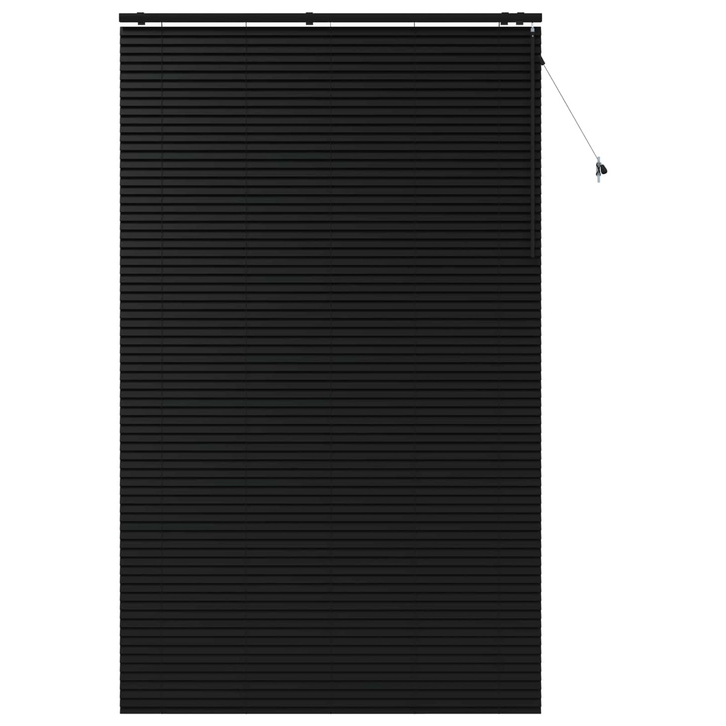 Venetiansk persienne Svart 145 x 250 cm 35 mm