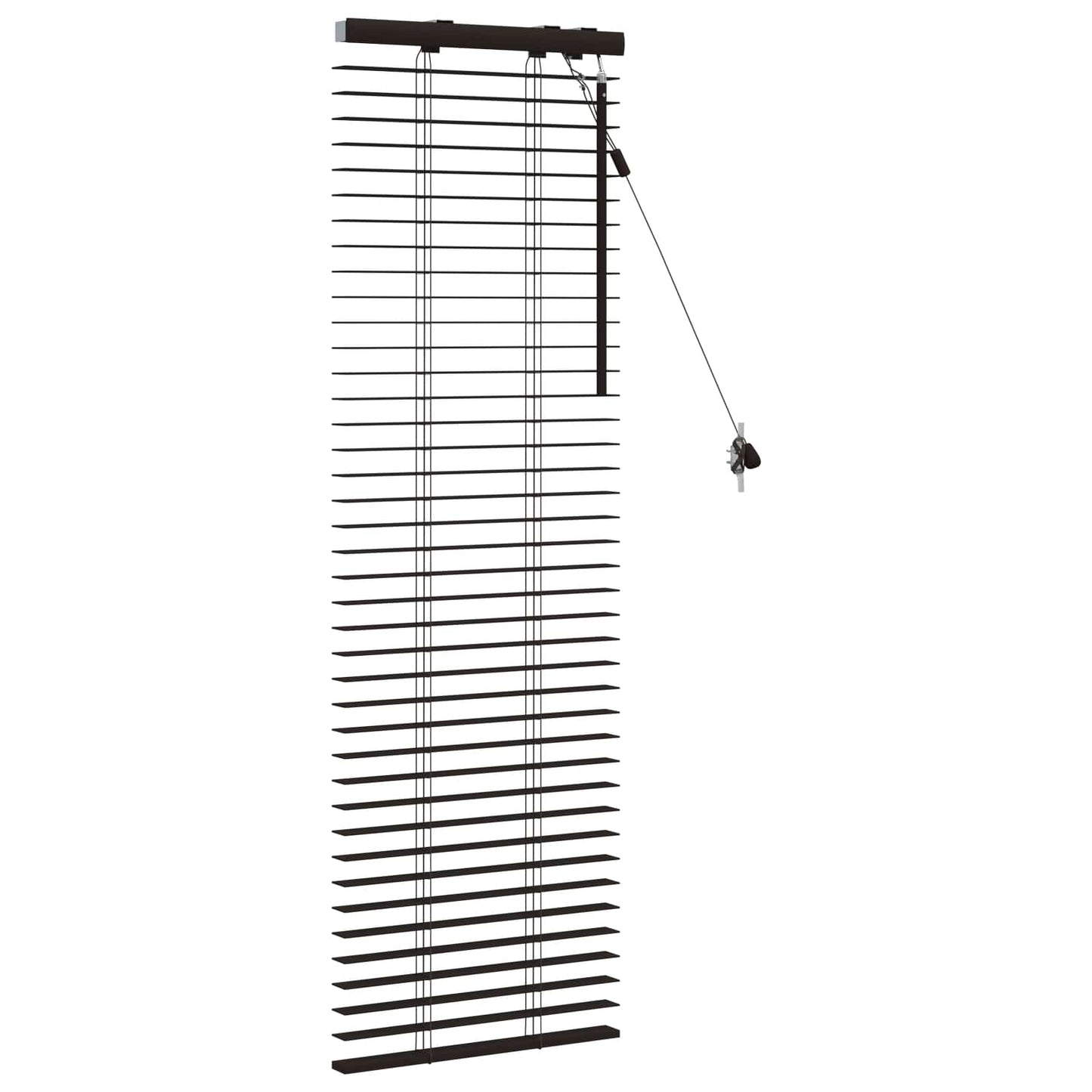Venetiansk persienne Mørk brun 50 x 130 cm 35 mm