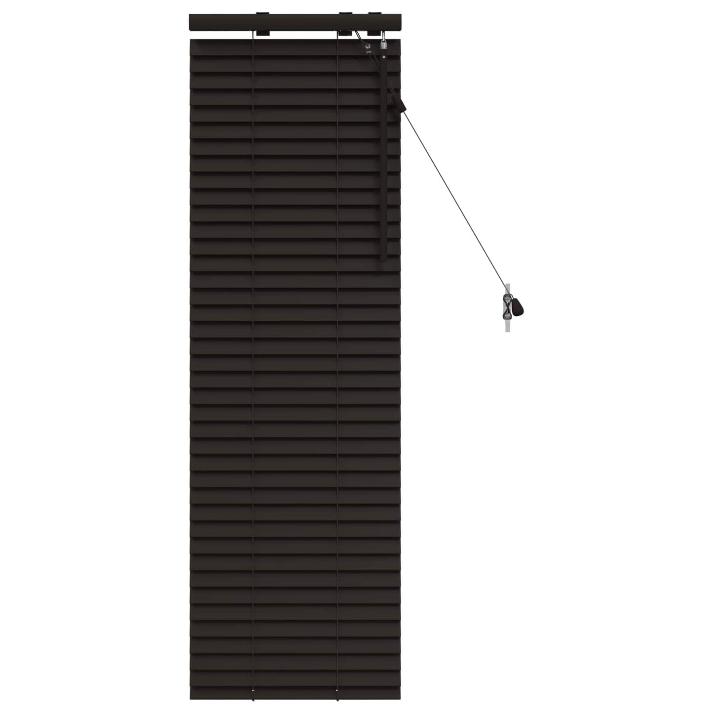 Venetiansk persienne Mørk brun 50 x 130 cm 35 mm