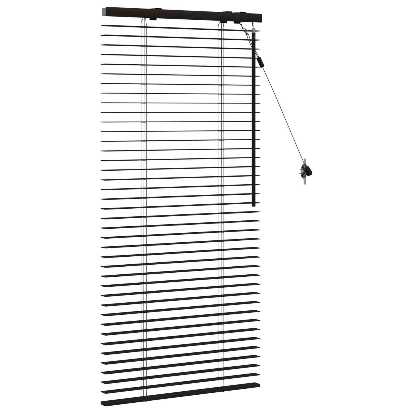 Venetiansk persienne Mørk brun 55 x 130 cm 35 mm