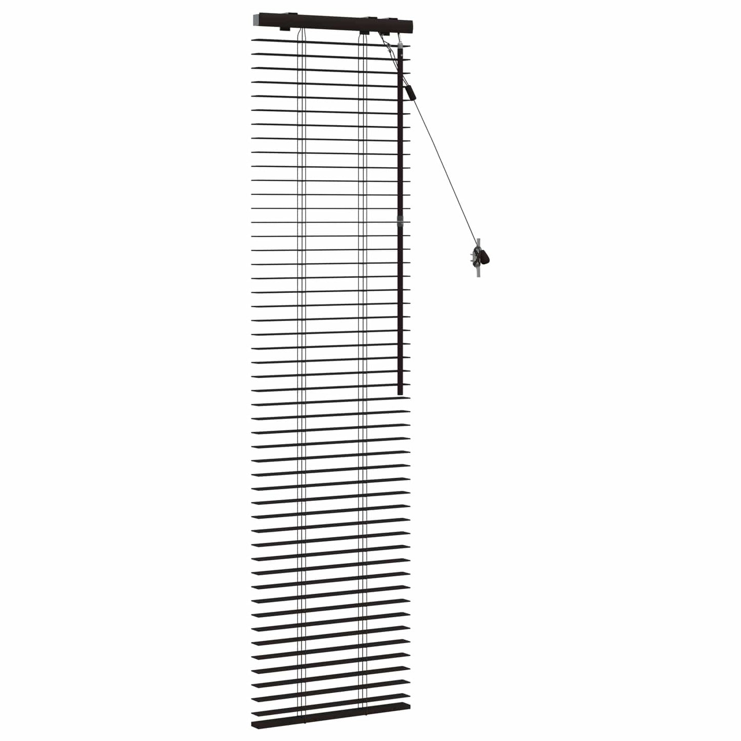 Venetiansk persienne Mørk brun 50 x 160 cm 35 mm