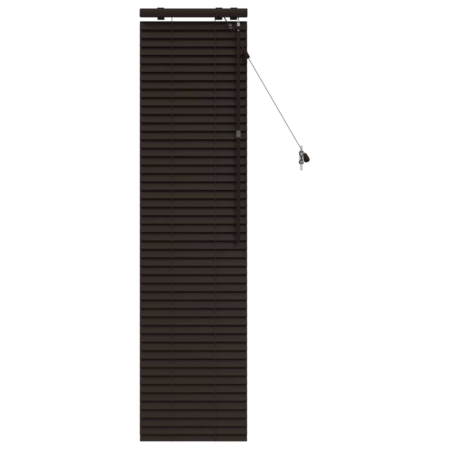 Venetiansk persienne Mørk brun 50 x 160 cm 35 mm