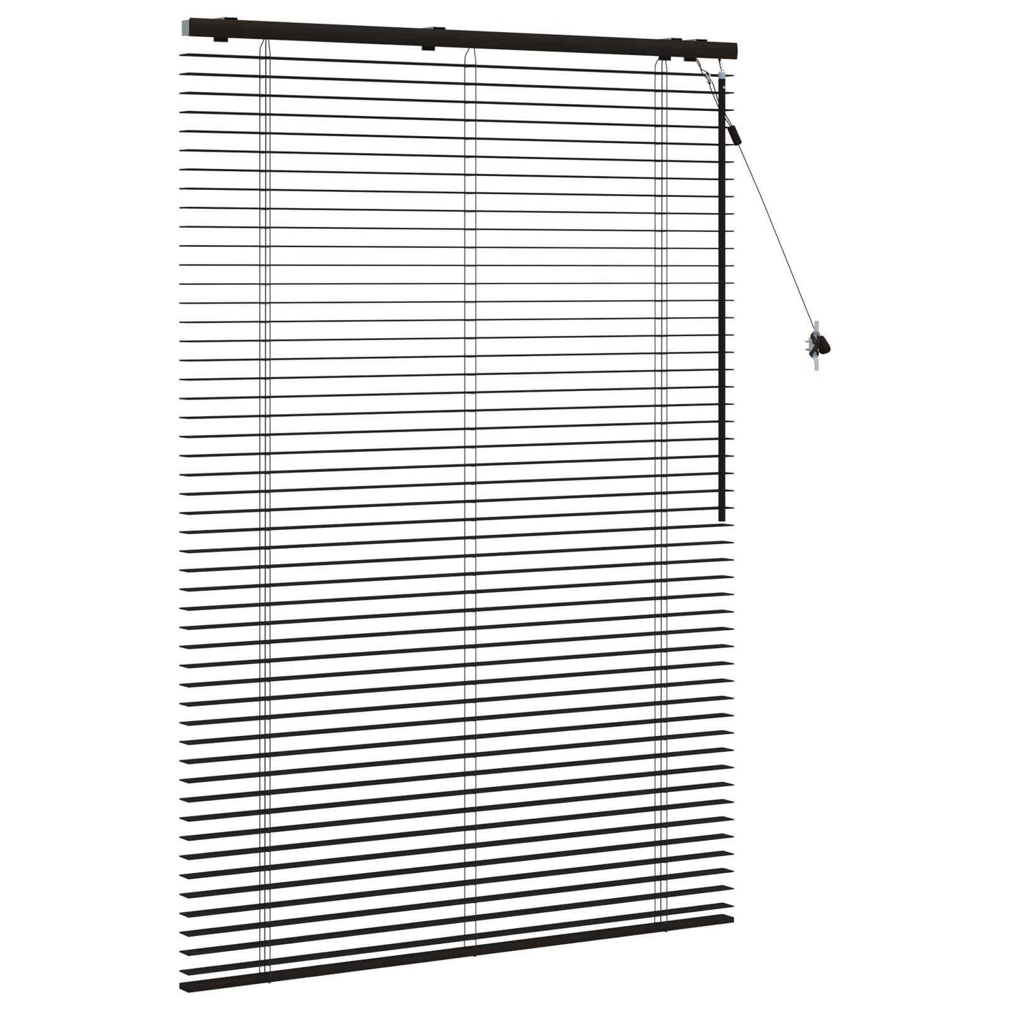Venetiansk persienne Mørk brun 120 x 160 cm 35 mm