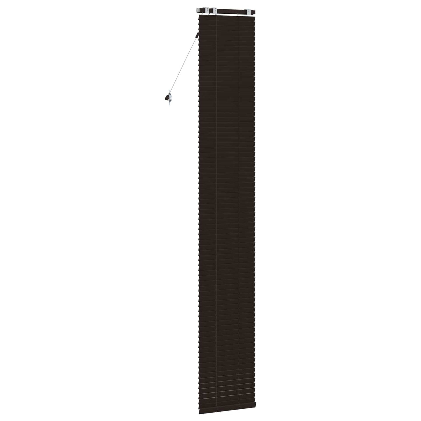 Venetiansk persienne Mørk brun 45 x 250 cm 35 mm