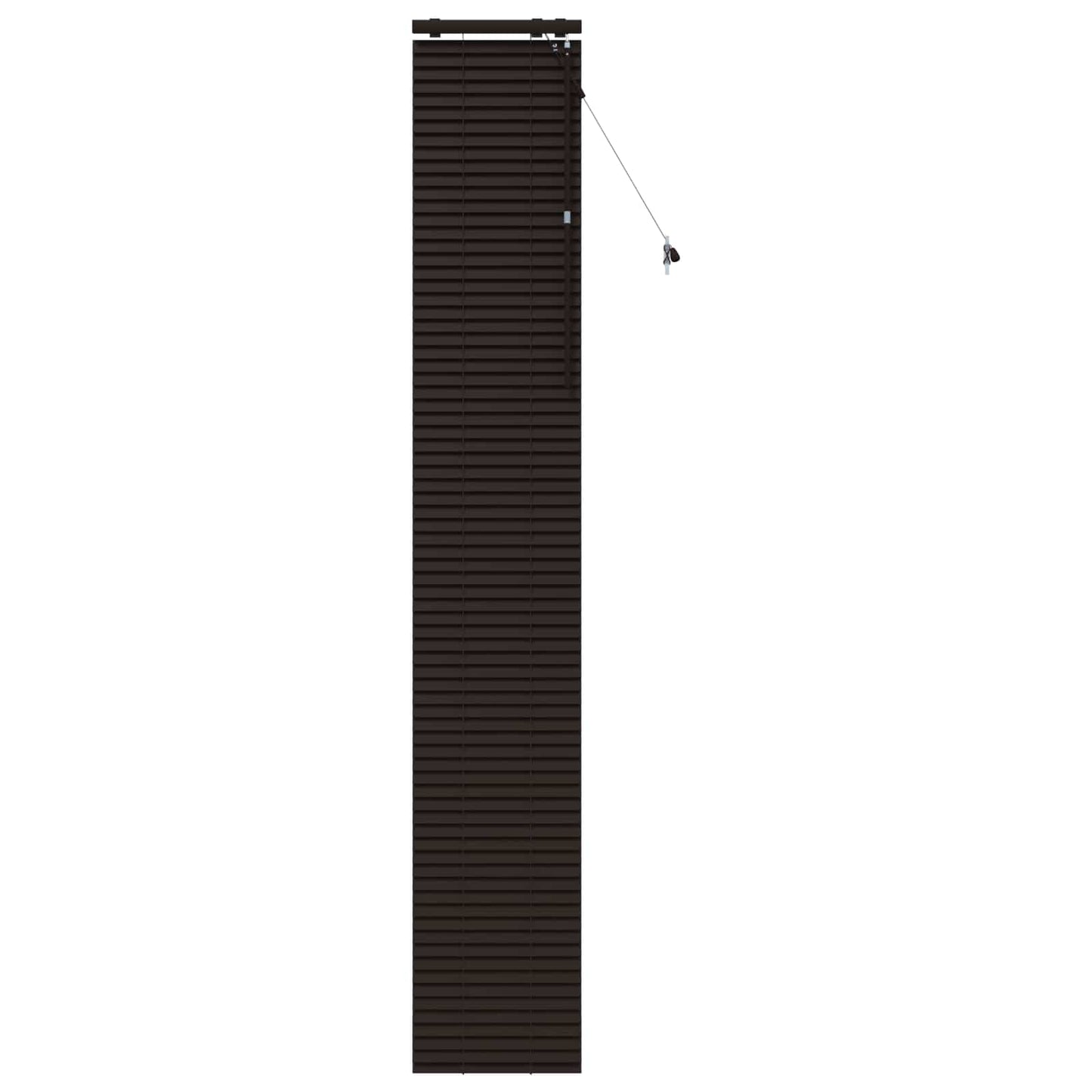 Venetiansk persienne Mørk brun 45 x 250 cm 35 mm
