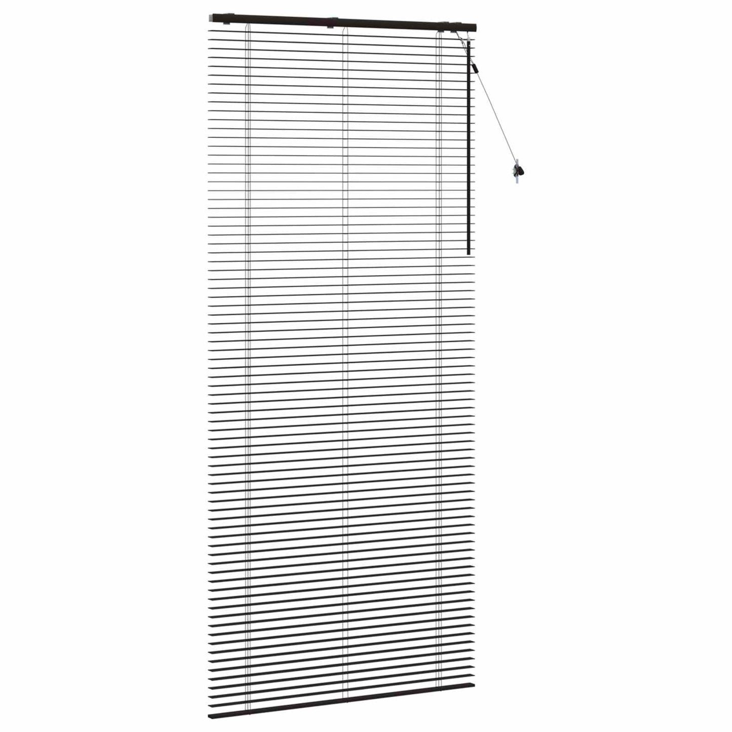 Venetiansk persienne Mørk brun 100 x 250 cm 35 mm