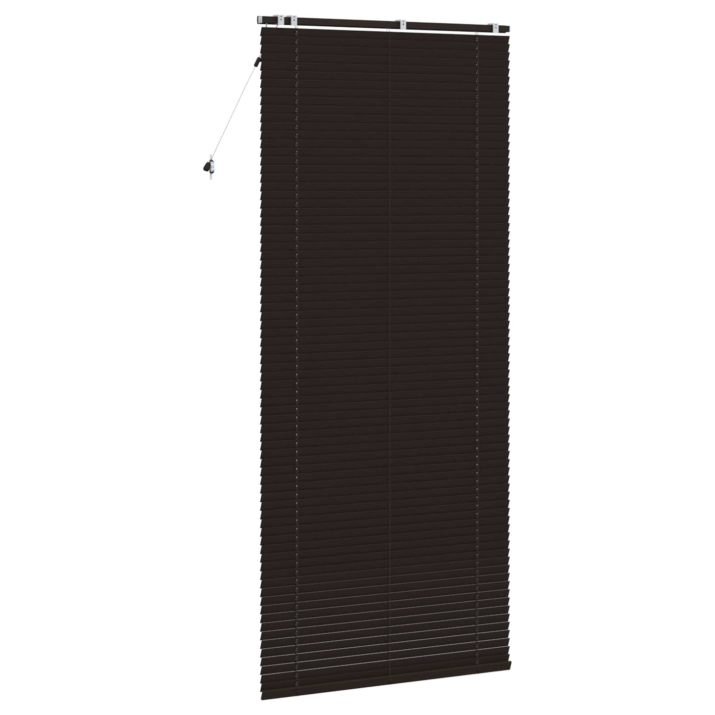 Venetiansk persienne Mørk brun 100 x 250 cm 35 mm