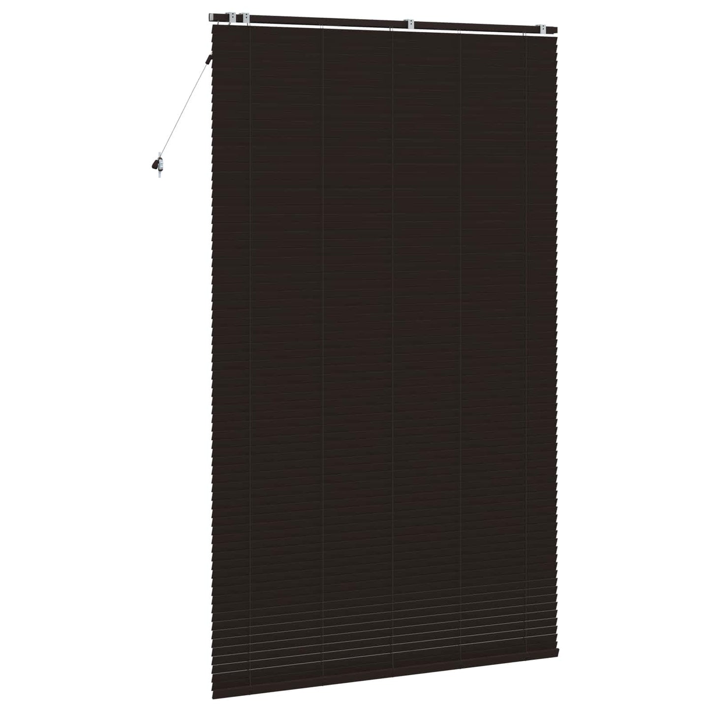 Venetiansk persienne Mørk brun 150 x 250 cm 35 mm