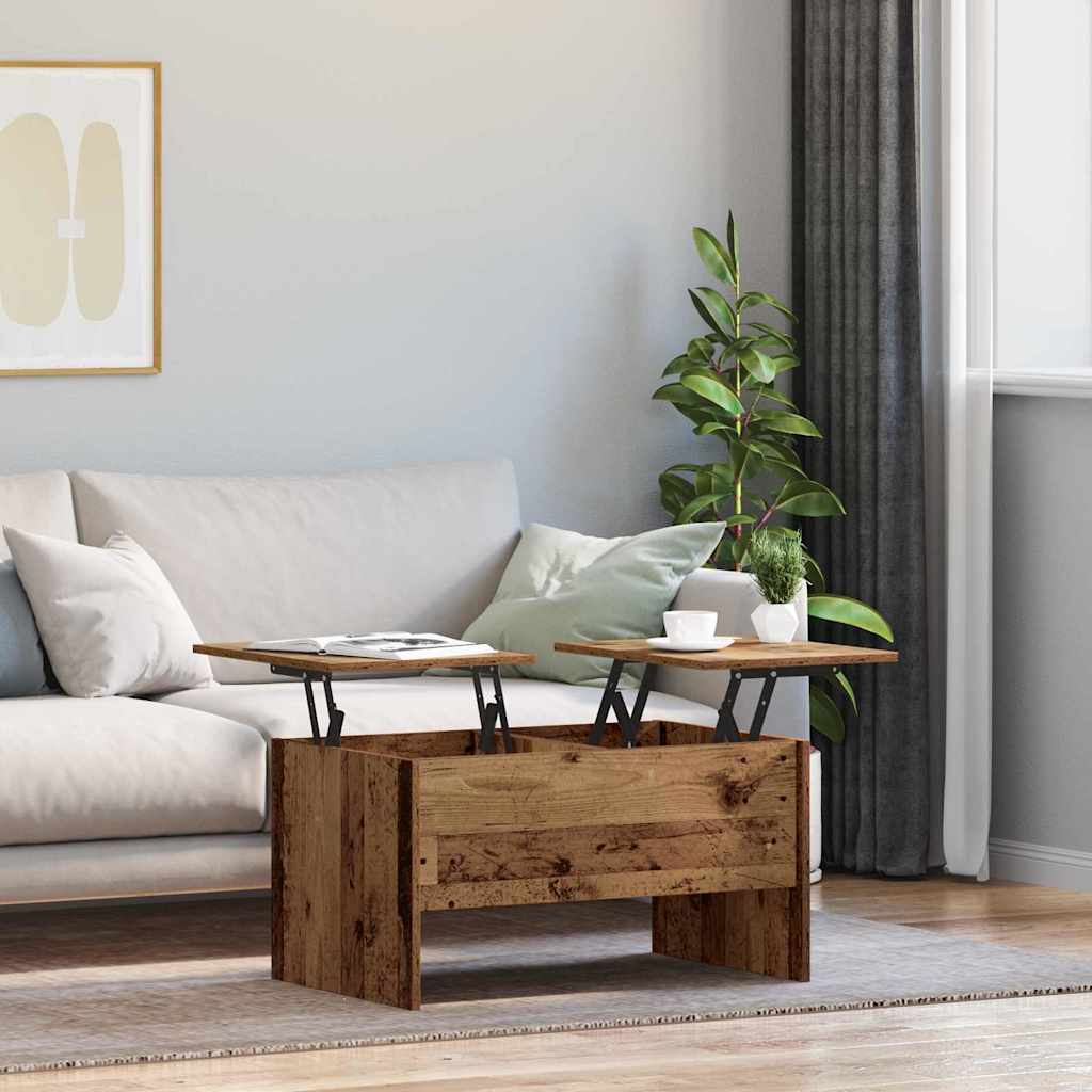 Kaffebord Gamle tre 102 x 50,5 x 46,5 cm Konstruert tre