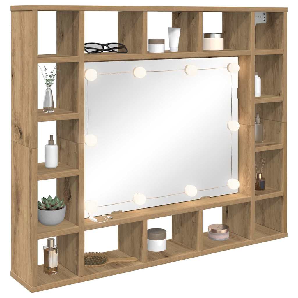 Speilskap Artisan Eik 91 x 15 x 76,5 cm Konstruert tre