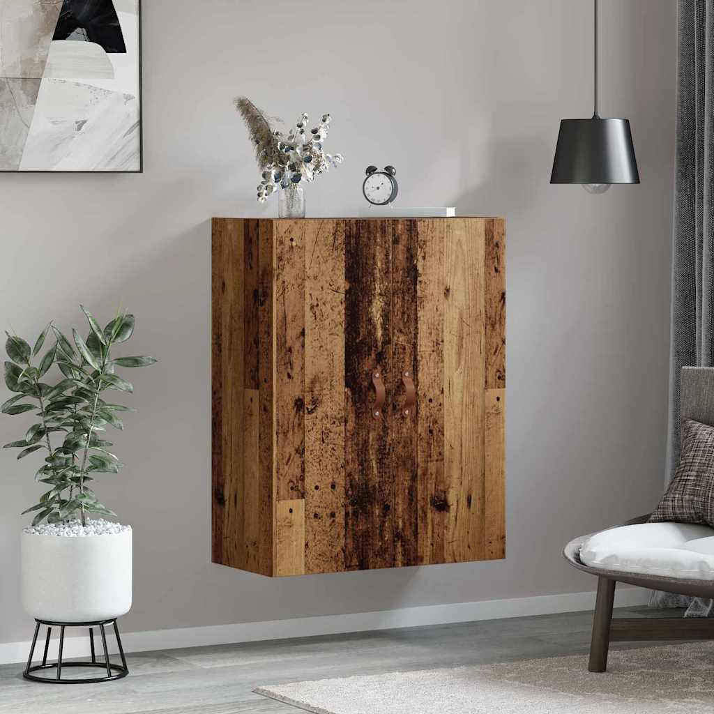 Veggskap Gammelt tre 69,5 x 34 x 90 cm Konstruert tre
