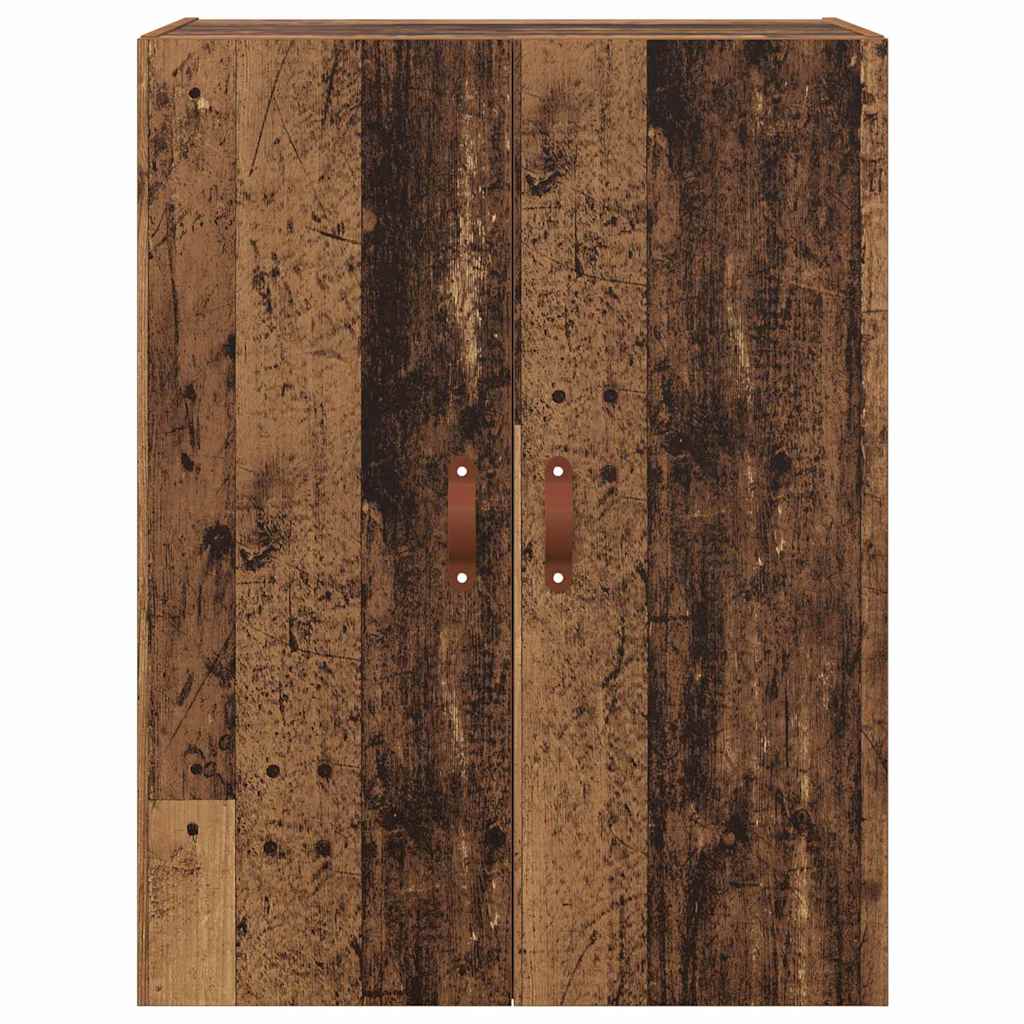 Veggskap Gammelt tre 69,5 x 34 x 90 cm Konstruert tre