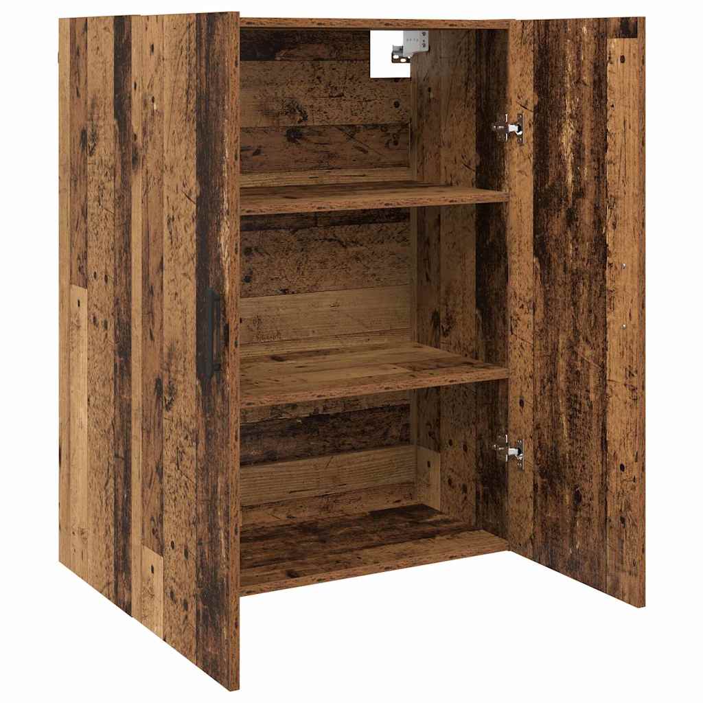 Veggskap Gammelt tre 69,5 x 34 x 90 cm Konstruert tre