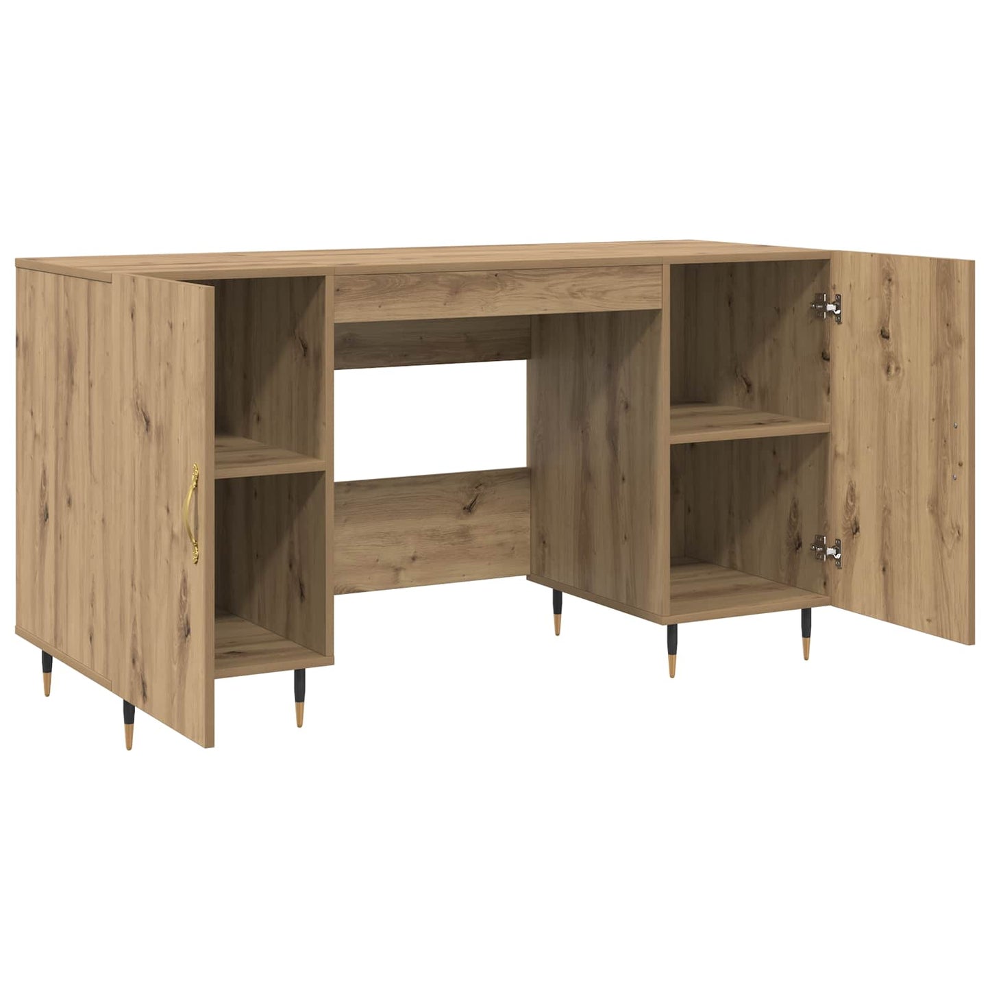 Skrivebord artisan eik Konstruert tre 140 x 50 x 75 cm
