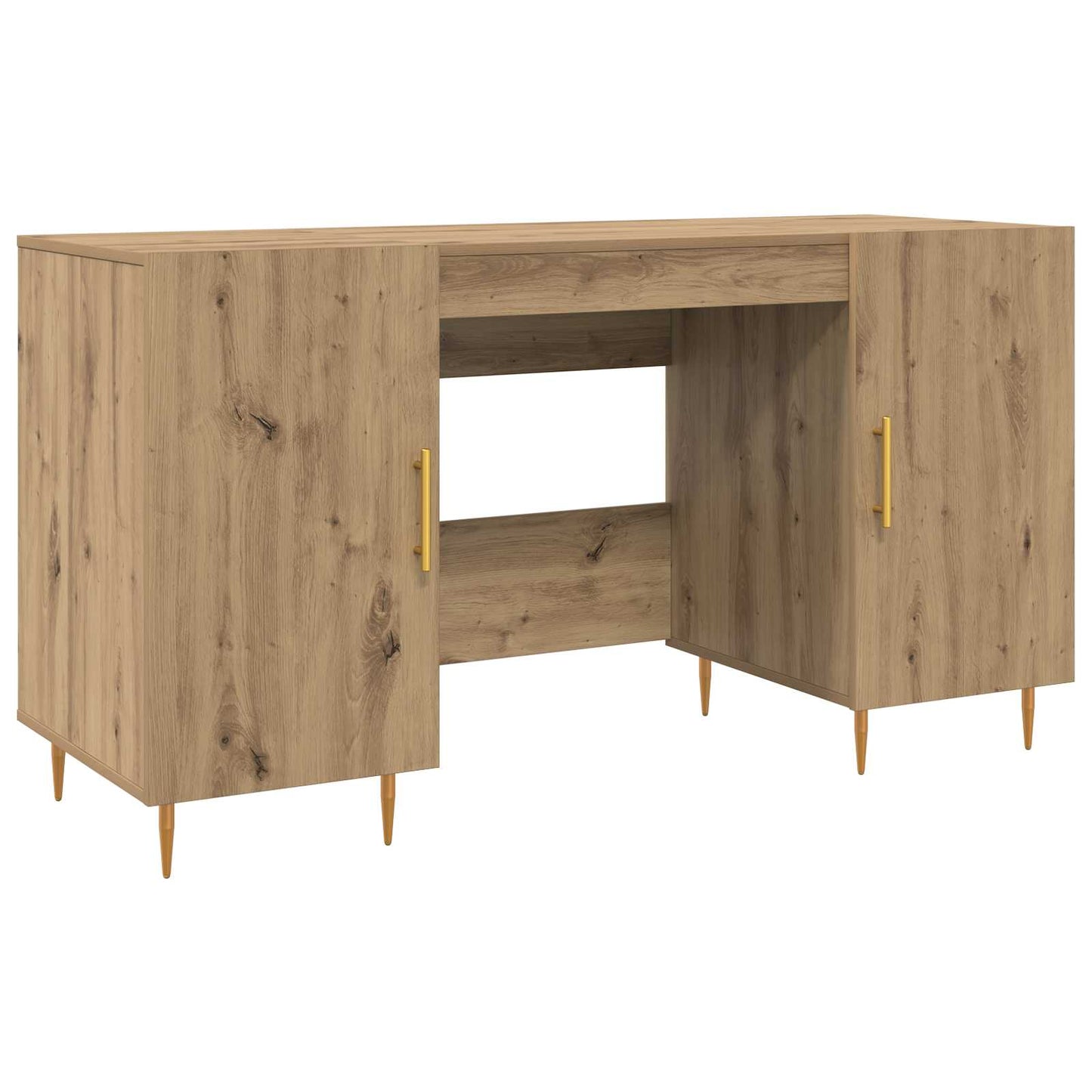 Skrivebord artisan eik Konstruert tre 140 x 50 x 75 cm