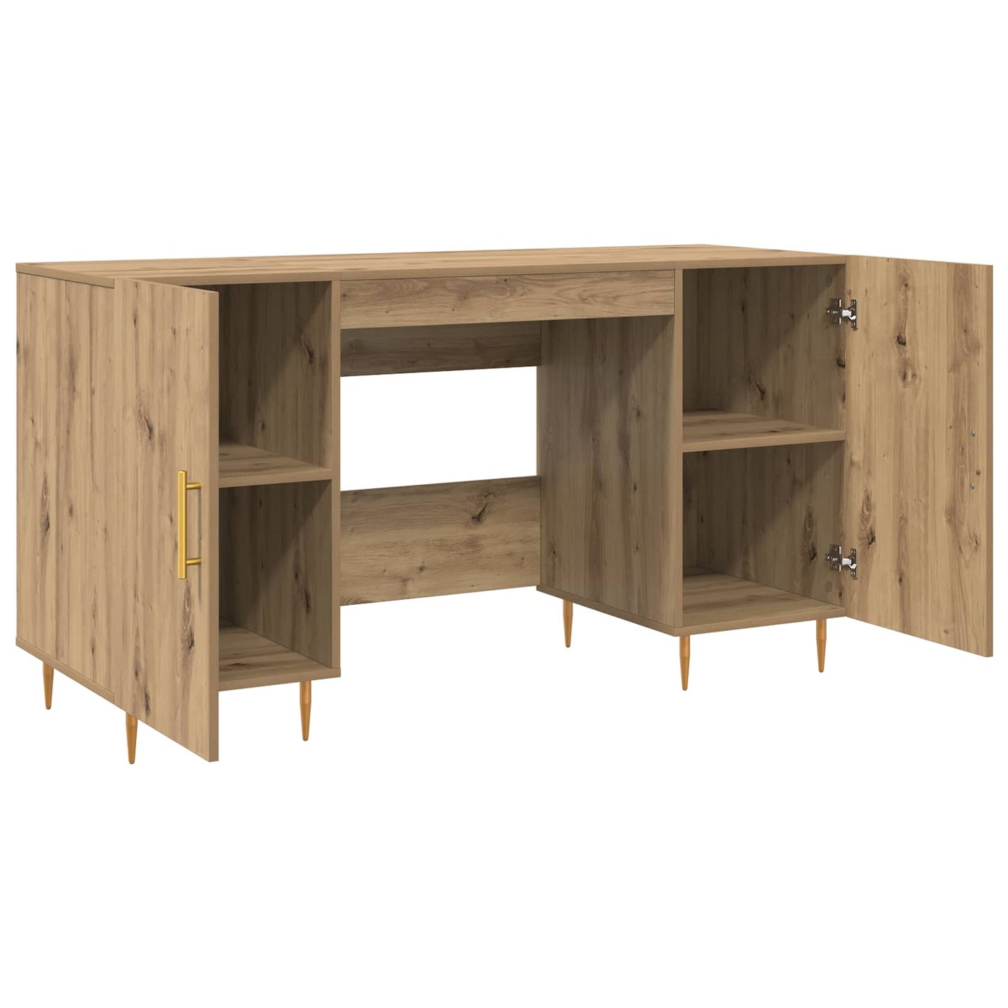 Skrivebord artisan eik Konstruert tre 140 x 50 x 75 cm
