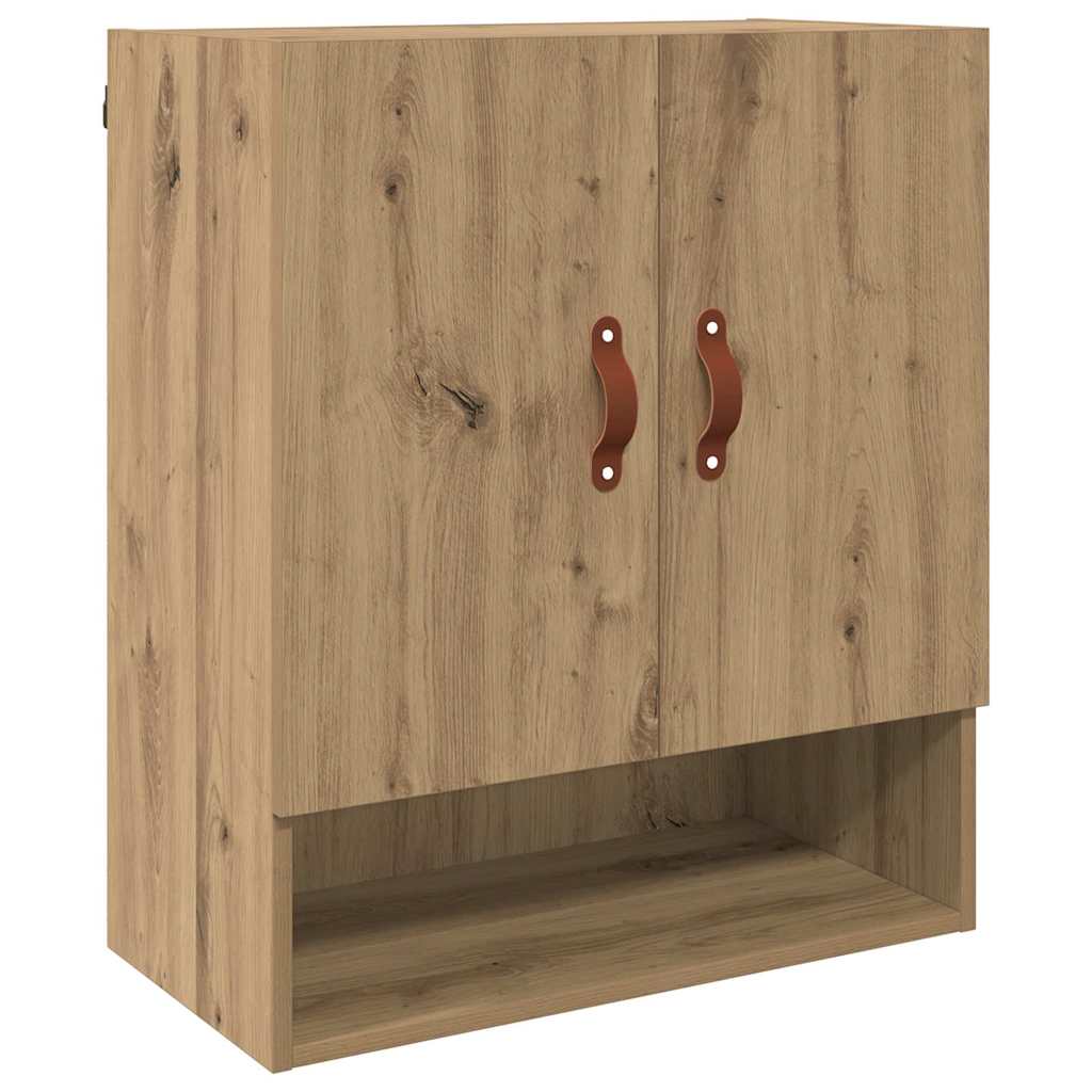 Veggskap 60 x 31 x 70 cm Konstruert tre artisan eik