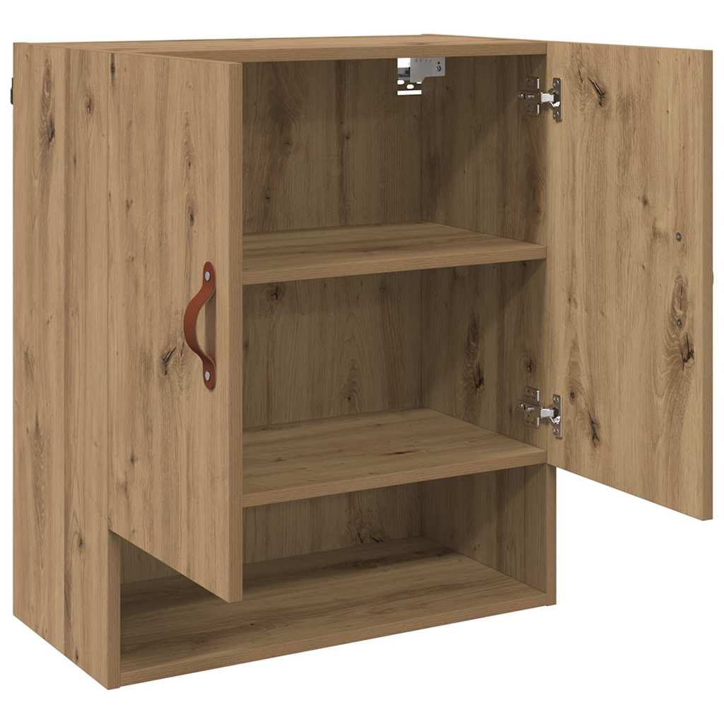 Veggskap 60 x 31 x 70 cm Konstruert tre artisan eik