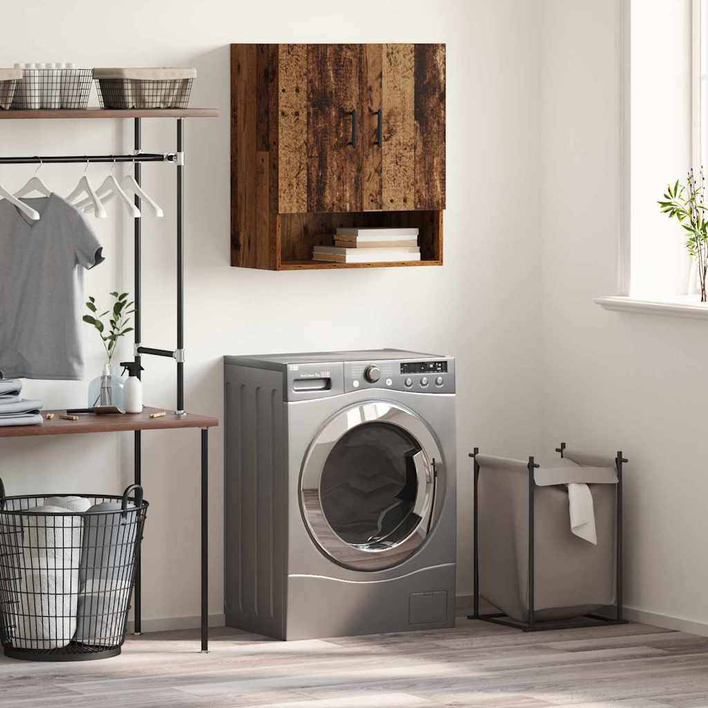 Vegghengt skap Gammelt tre 60 x 31 x 70 cm Konstruert tre
