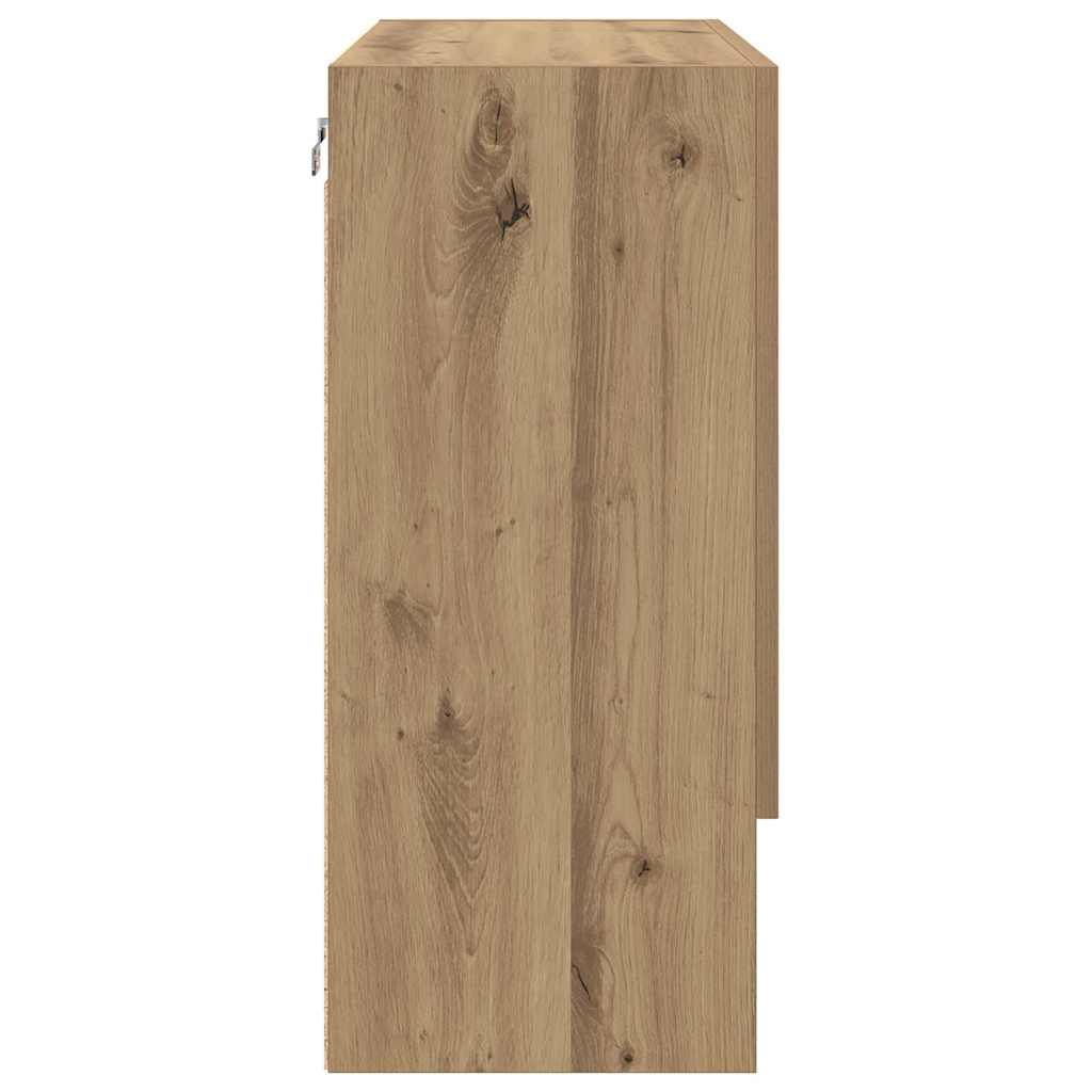 Vegghengt skap Artisan Eik 60 x 31 x 70 cm Konstruert tre