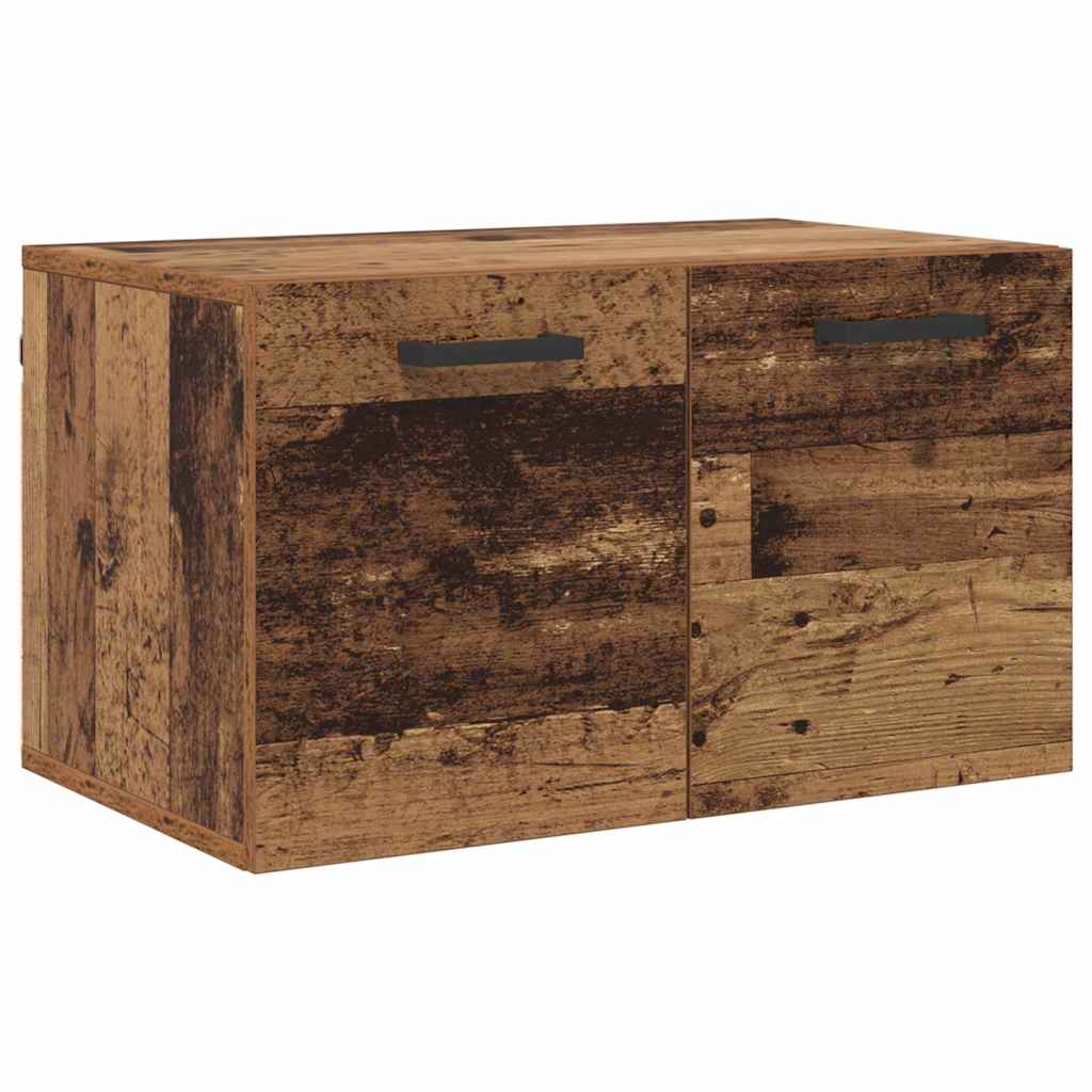 Vegghengt skap Gammelt tre 60 x 36,5 x 35 cm Konstruert tre
