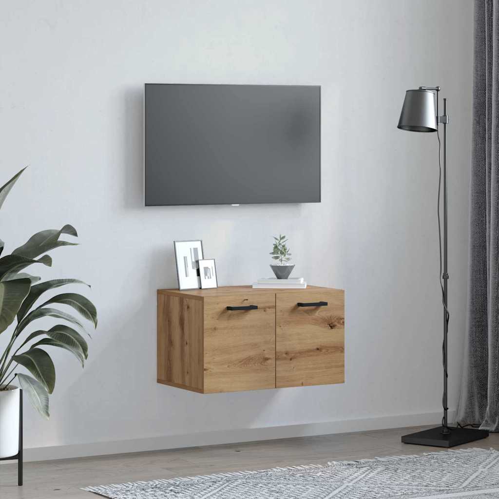 Vegghengt skap Artisan Eik 60 x 36,5 x 35 cm Konstruert tre