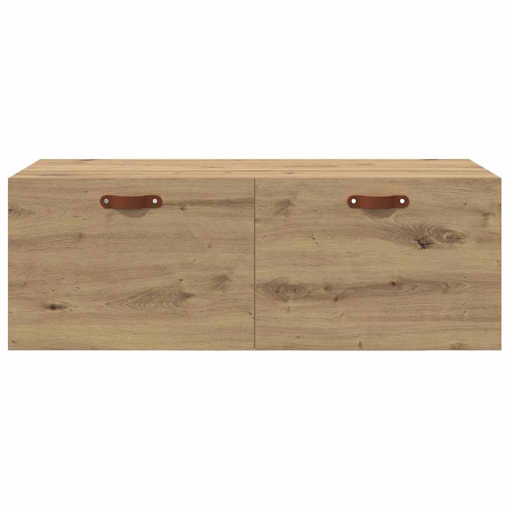 Vegghengt skap Artisan Eik 100 x 36,5 x 35 cm Konstruert tre