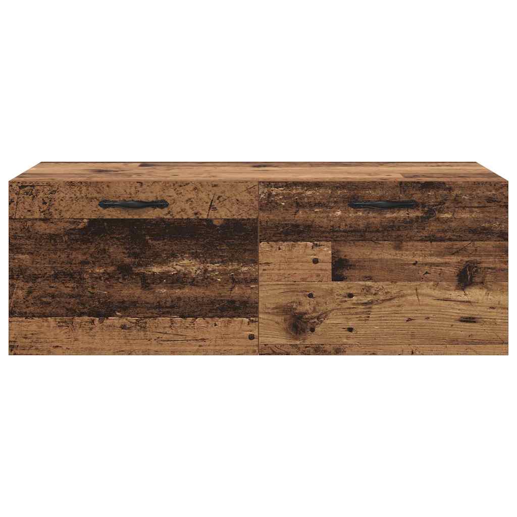 Vegghengt skap Gammelt tre 100 x 36,5 x 35 cm Konstruert tre