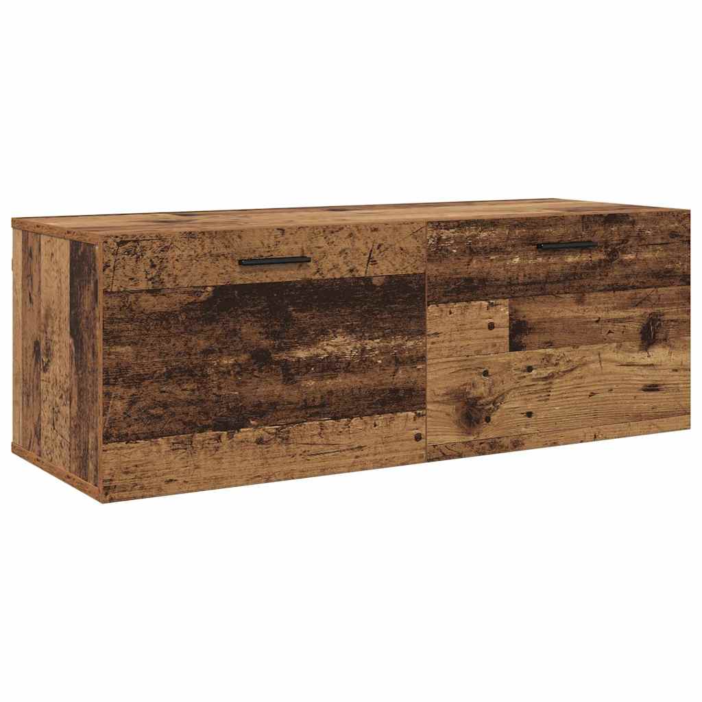 Vegghengt skap Gammelt tre 100 x 36,5 x 35 cm Konstruert tre