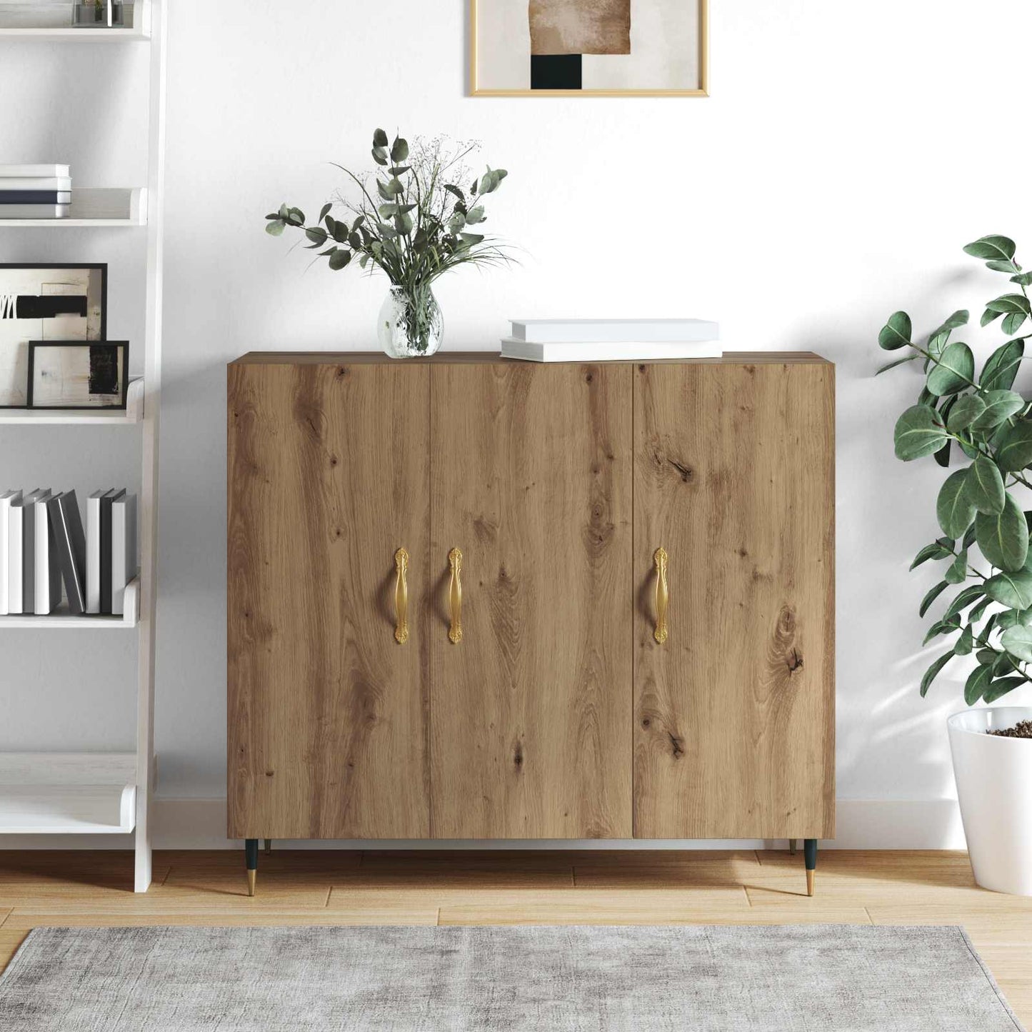 Serviesskap Artisan Eik 90 x 34 x 80 cm Konstruert tre