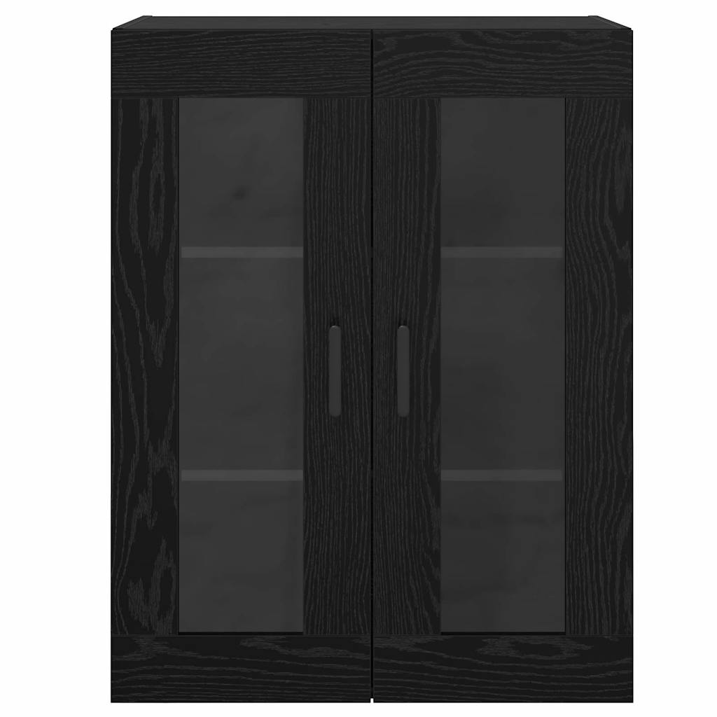 Serviesskap Svart Eik 69,5 x 34 x 90 cm Konstruert tre