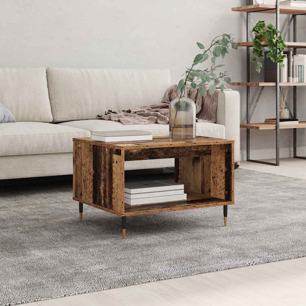 Kaffebord Gammelt tre 60 x 50 x 40 cm Konstruert tre