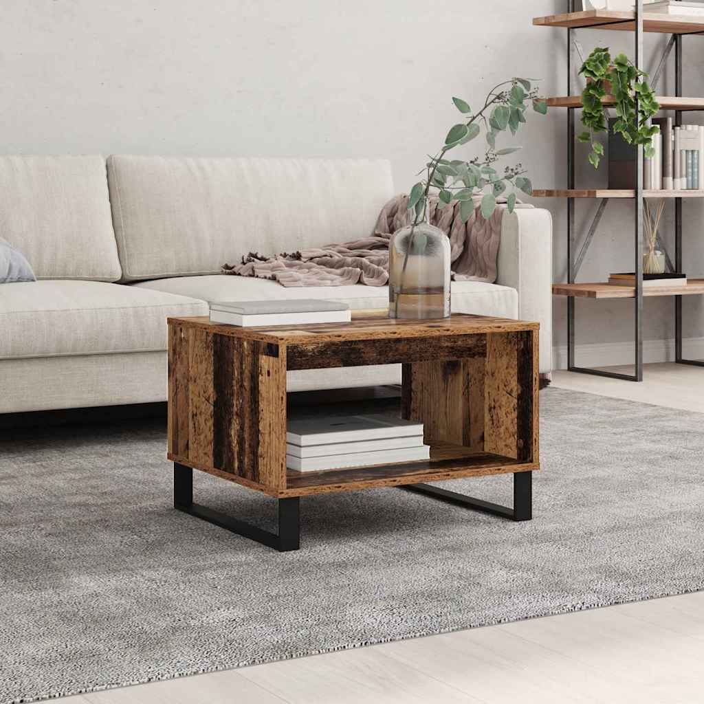 Kaffebord Gammelt tre 60 x 50 x 40 cm Konstruert tre