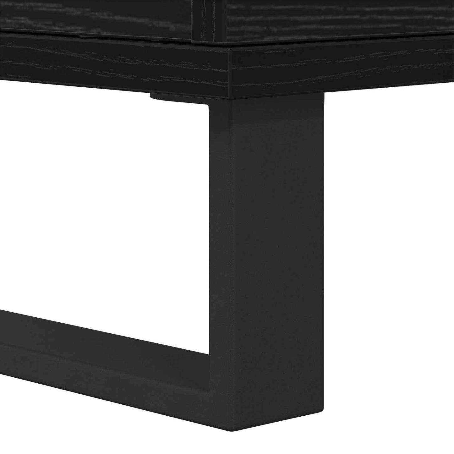 Høyskap Svart 60 x 36 x 110 cm Konstruert tre