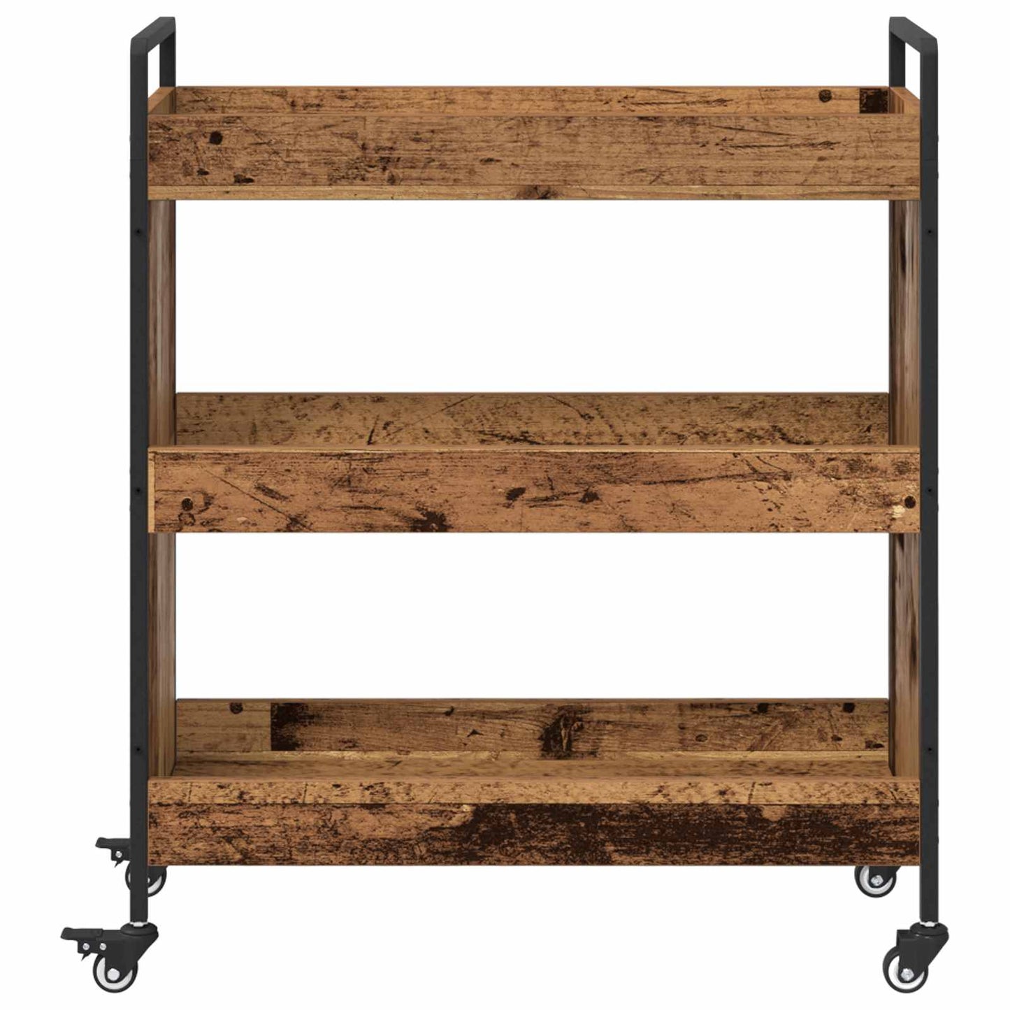 Kjøkkenvogn Gammelt tre 70 x 30 x 82 cm Konstruert tre