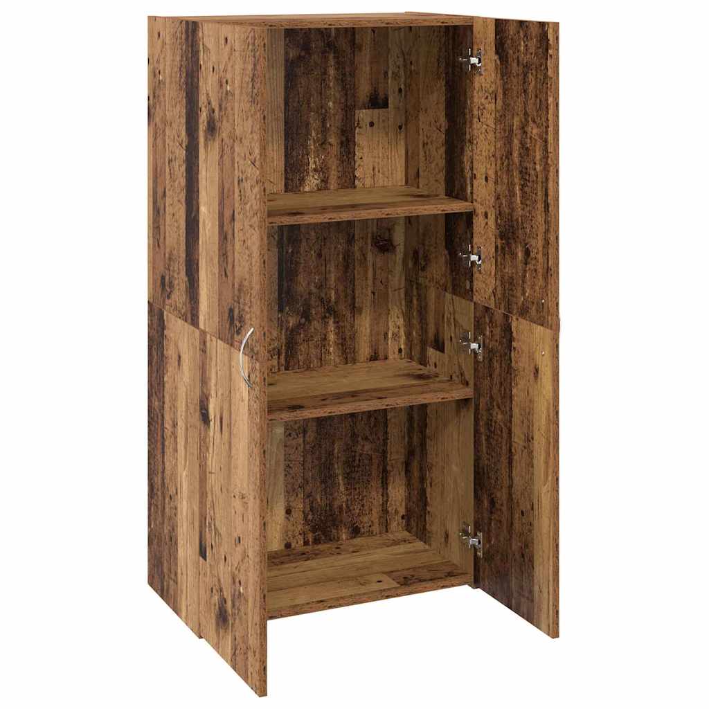 Kontorskap Gammelt tre 60 x 32 x 115 cm Konstruert tre
