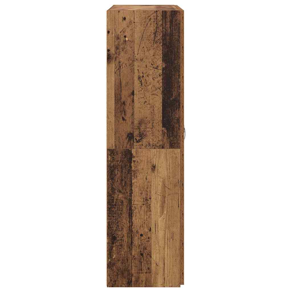 Kontorskap Gammelt tre 60 x 32 x 115 cm Konstruert tre