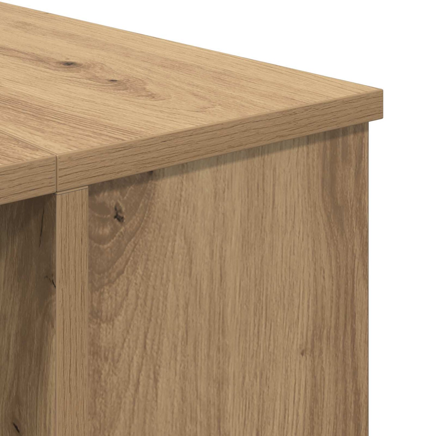 Skrivebord artisan eik Konstruert tre 140 x 50 x 75 cm