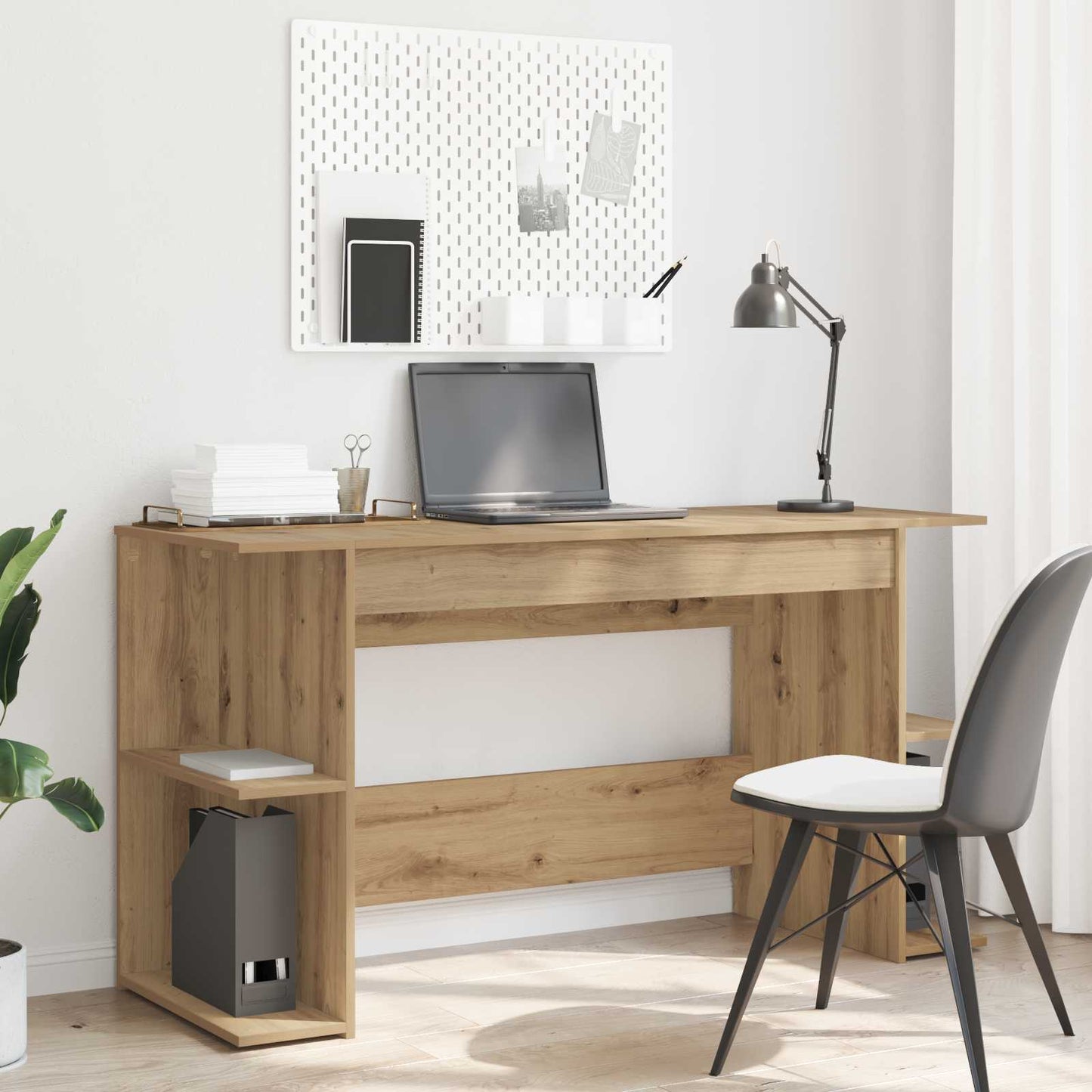 Skrivebord artisan eik Konstruert tre 140 x 50 x 75 cm