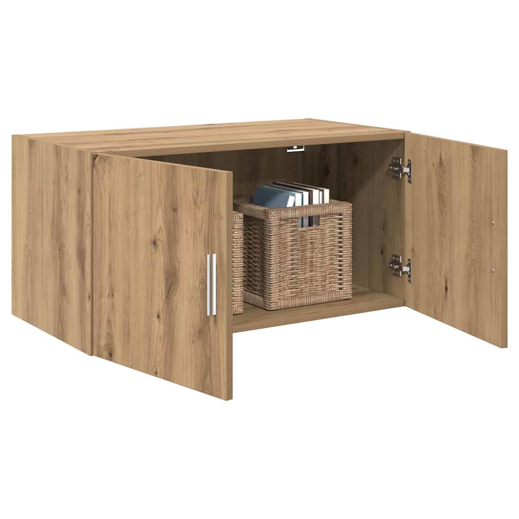 Veggskap artisan eik 80 x 42.5 x 40 cm Konstruert tre vidaXL