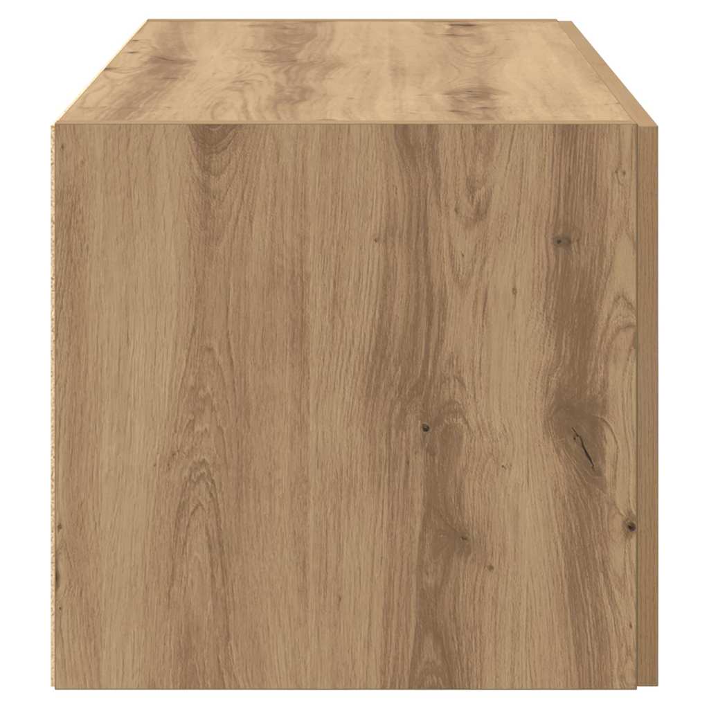 Veggskap artisan eik 80 x 42.5 x 40 cm Konstruert tre vidaXL