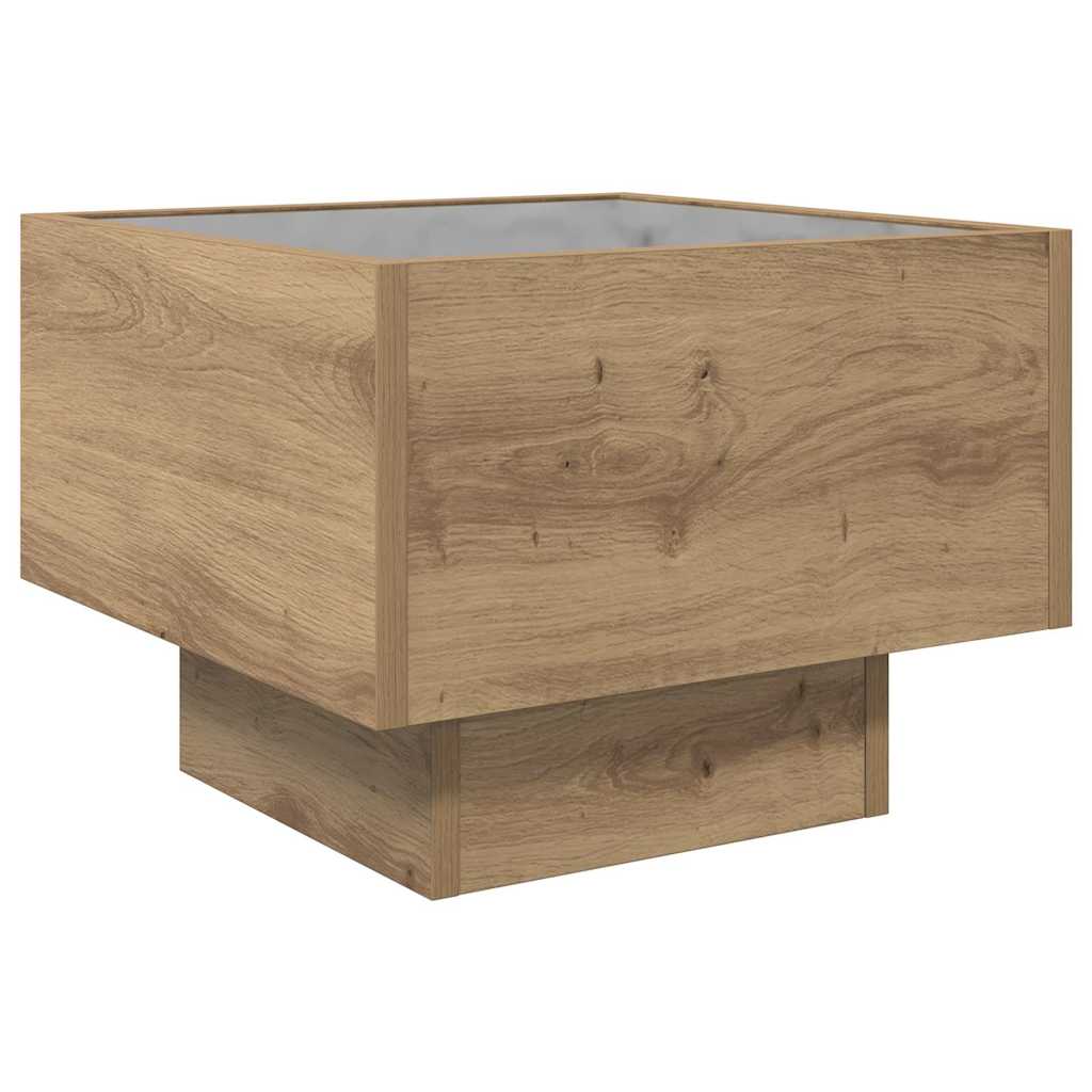 Kaffebord artisan eik 40 x 40 x 30 cm Konstruert tre