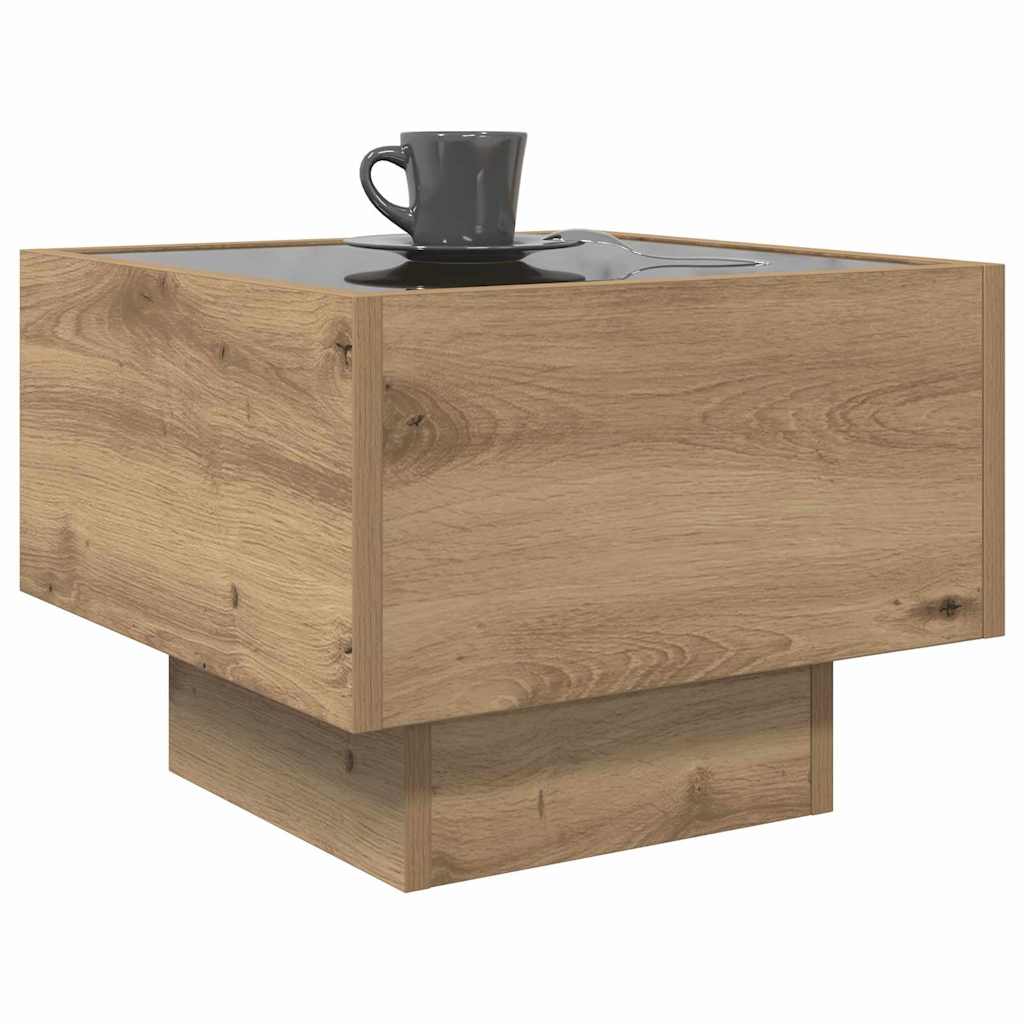 Kaffebord artisan eik 40 x 40 x 30 cm Konstruert tre