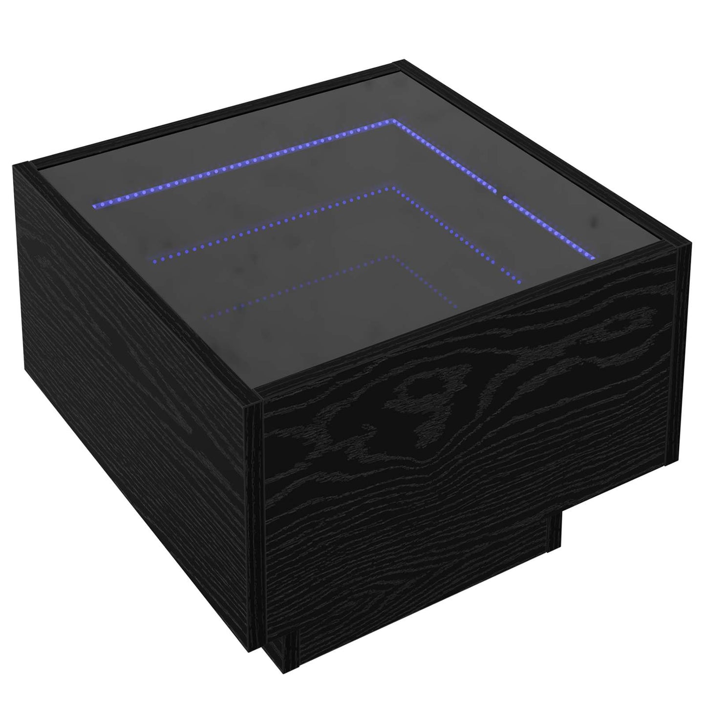 Kaffebord Svart eik 40 x 40 x 30 cm Konstruert tre