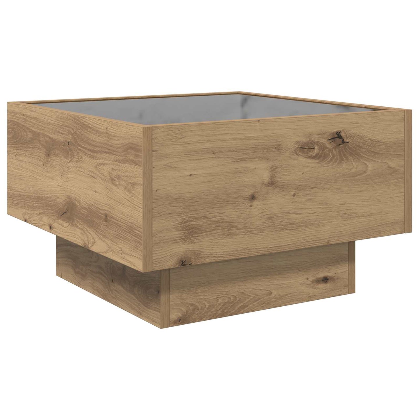 Kaffebord artisan eik 50 x 50 x 30 cm Konstruert tre
