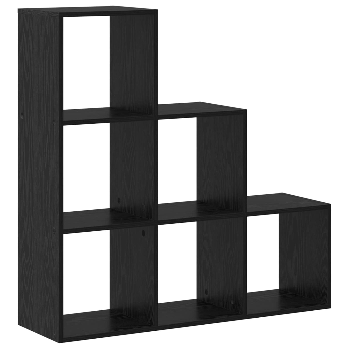 Romdeler Bokhylle Svart Eik 99 x 29 x 99 cm Konstruert tre