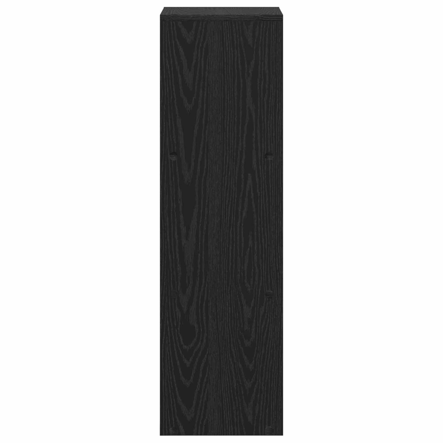 Romdeler Bokhylle Svart Eik 99 x 29 x 99 cm Konstruert tre