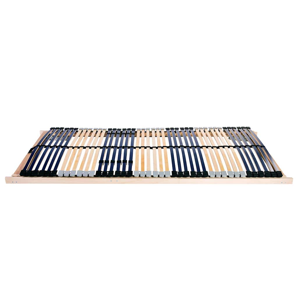 Lamelbunn Brun 80 x 190 cm Massiv bøketre