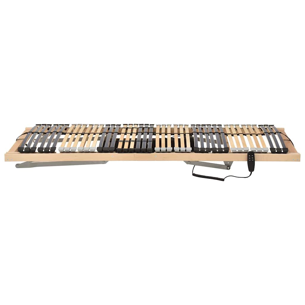 Lamelbunn Brun 70 x 190 cm Massiv bøketre