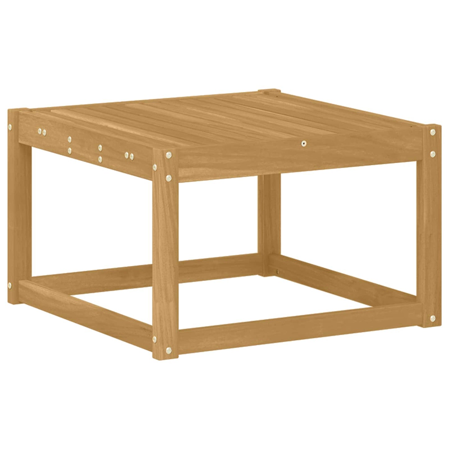 Utendørs sofa-sett 11 pcs Hvit Solid akasietre